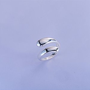 Anel orgânico de prata