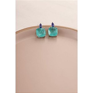 Brinco tanzanita e colombiana