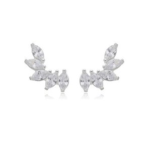 Brinco ear cuff na prata 925