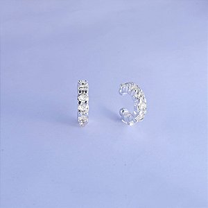 Piercing fake na prata