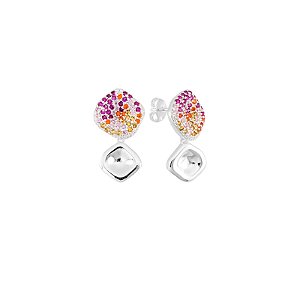 Brinco orgânico na prata