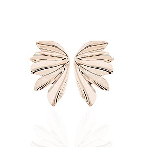 Brinco leque desenhado