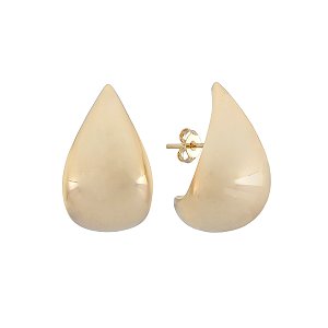 Brinco formato de gota liso