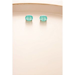 Brinco oval colombiana 10mm