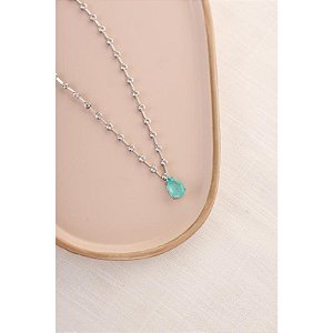 Colar riviera com gota colombiana