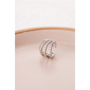 Piercing fake cravejado cristal