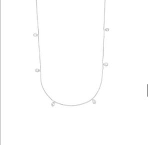 Colar com pontos de luz cristal