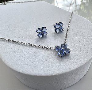 Conjunto trevo tanzanita