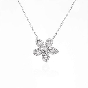 Colar de flor cinco pétalas