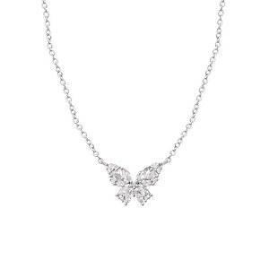 Colar de borboleta cravejada