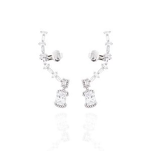 Brinco ear cuff cristal