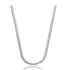 Colar de malha na prata 925 (escolha o tamanho)