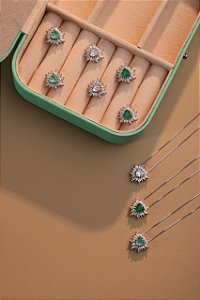 Conjunto de coração (escolha a cor)