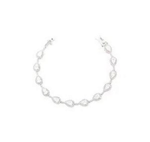 Pulseira riviera gota cristal