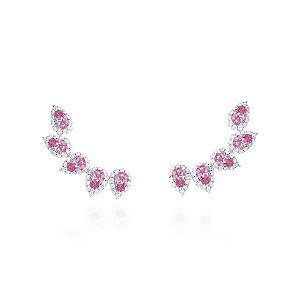 Brinco ear cuff pink