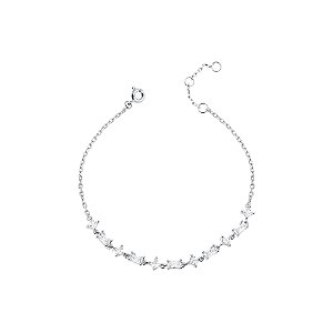 Pulseira baguetada cristal