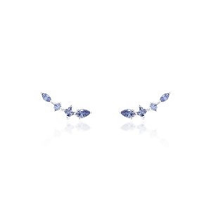 Brinco mini ear cuff tanzanita