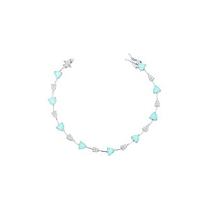 Pulseira fio faca triângulo colombiana