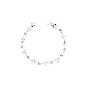 Pulseira fio faca triângulo cristal