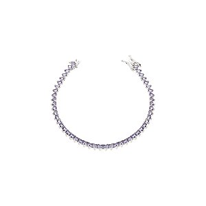 Pulseira riviera 3 garras tanzanita