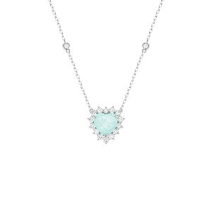 Colar coração colombiana