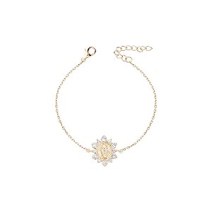 Pulseira Nossa Senhora Das Graças dourada