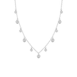 Colar de esferas cravejadas cristal