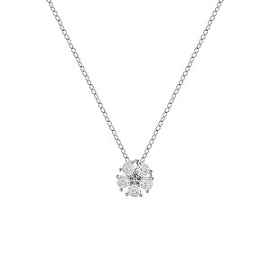 Colar de flor cristal
