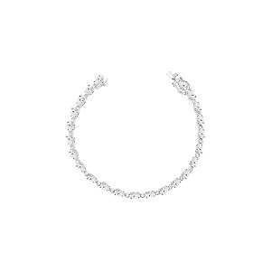 Pulseira riviera gota com ponto de luz cristal