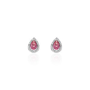 Brinco gota pink