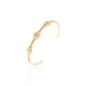 Bracelete de estrelas doze pontas