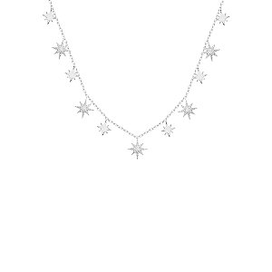 Colar estrelas oito pontas