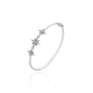 Bracelete três estrelas oito pontas