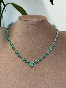 Colar riviera fio faca colombiana