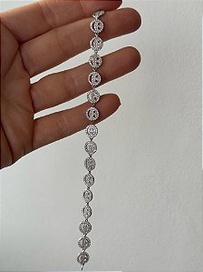 Pulseira smiles na prata 925