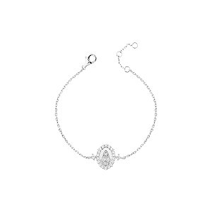 Pulseira Nossa Senhora Das Graças ródio branco