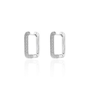 Argola retangular grande