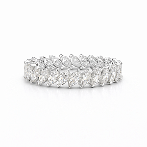 Anel de navete na prata 925 (escolha o tamanho)