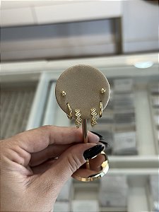 Trio argola e bolinha