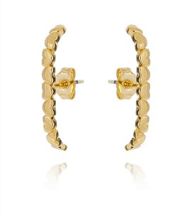 Brinco earhook corações lisos