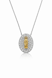 Colar Nossa Senhora das Graças cravejado