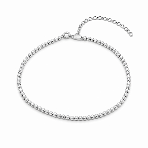 Pulseira de esferas na prata 925