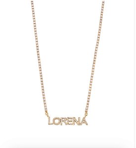 Colar de nome personalizado