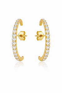 Brinco earhook cravejado