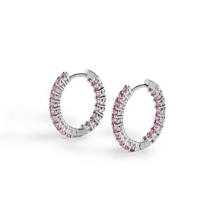 Argola pink 20mm