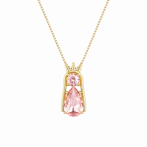 Colar Nossa Senhora rosa