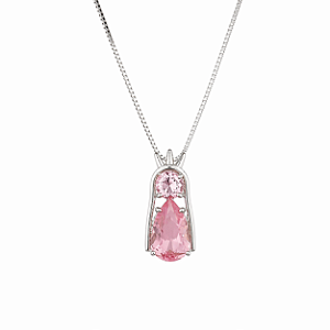 Colar Nossa Senhora rosa