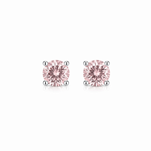 Brinco de ponto de luz 5mm rosa