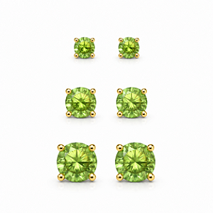 Trio de ponto de luz apple green