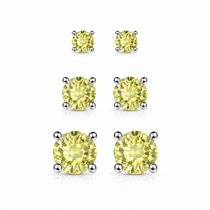 Trio de ponto de luz yellow fancy